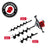 Kit Motoahoyador 3.0HP + Set de Barrenos 100, 150 Y 200mm OSLO®