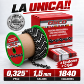 Rollo Cadena Motosierra 0,325 1,5MM 1840 Eslabones Semi Chisel OSLO®