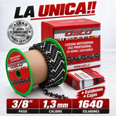 Cadena Motosierra 3/8 1,3MM 1640 Eslabones Semi Chisel OSLO®